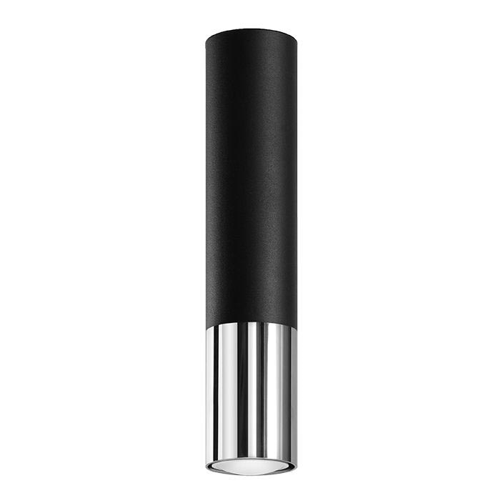 Bodové svítidlo LOOPEZ 1xGU10/10W/230V černá/lesklý chrom