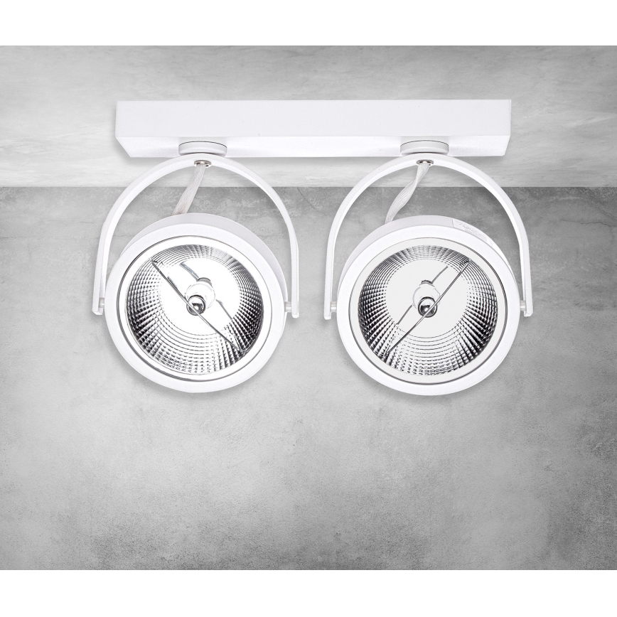 Bodové svítidlo LUGAR 2xAR111 - GU10/25W/230V