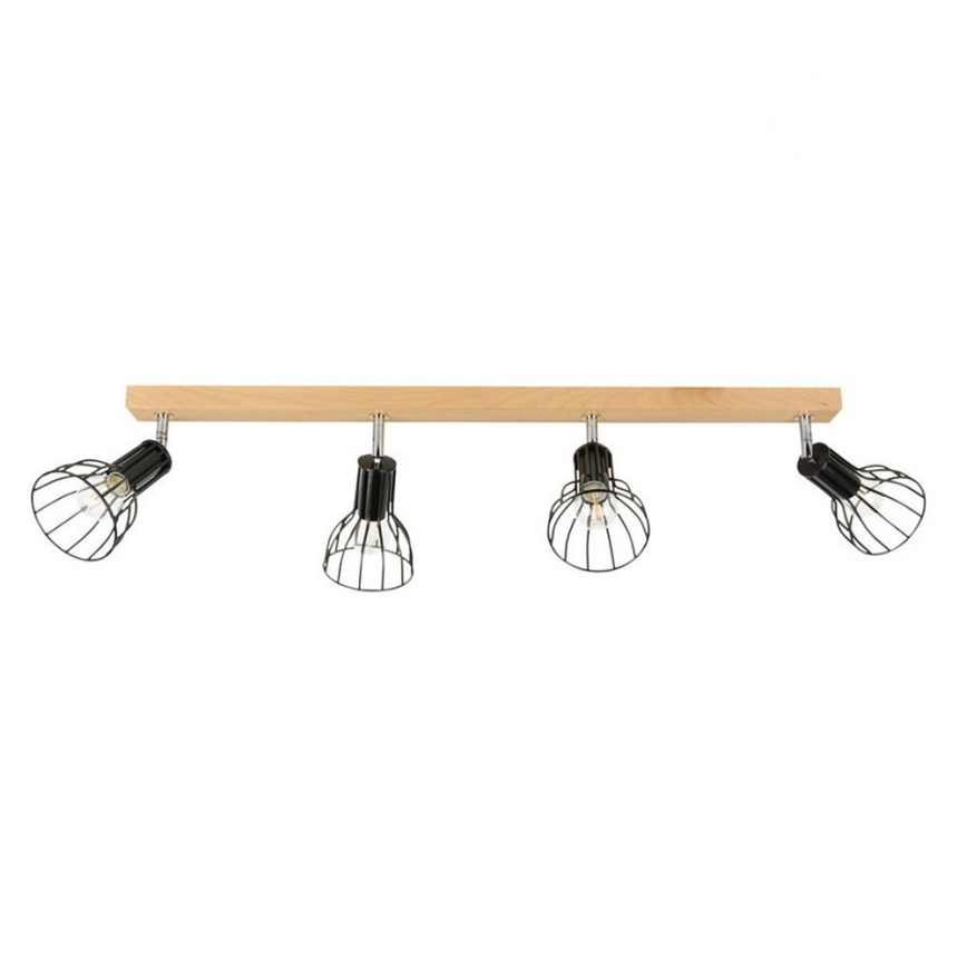 Bodové svítidlo MEGAN 4xE14/40W/230V bříza