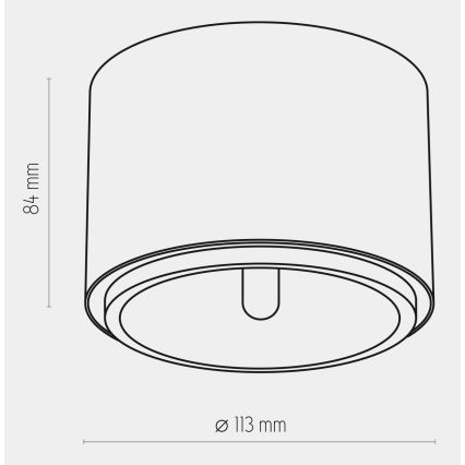 Bodové svítidlo MORIS 1xAR111 GU10/50W/230V bílá