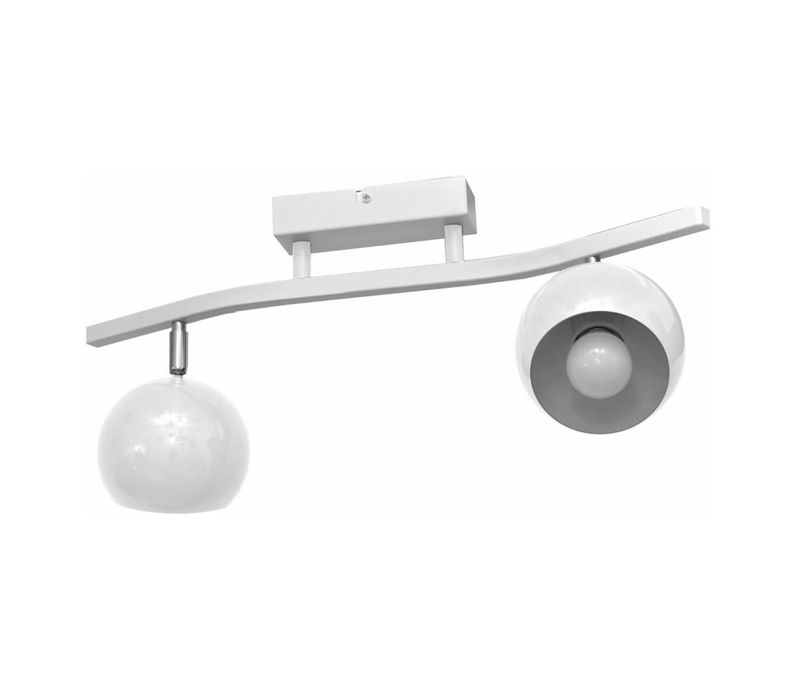 Helam Bodové svítidlo MORRIS 2xE27/60W bílá HE0377