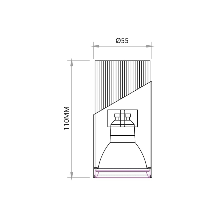 Bodové svítidlo NEO 1xGU10/8W/230V bílá