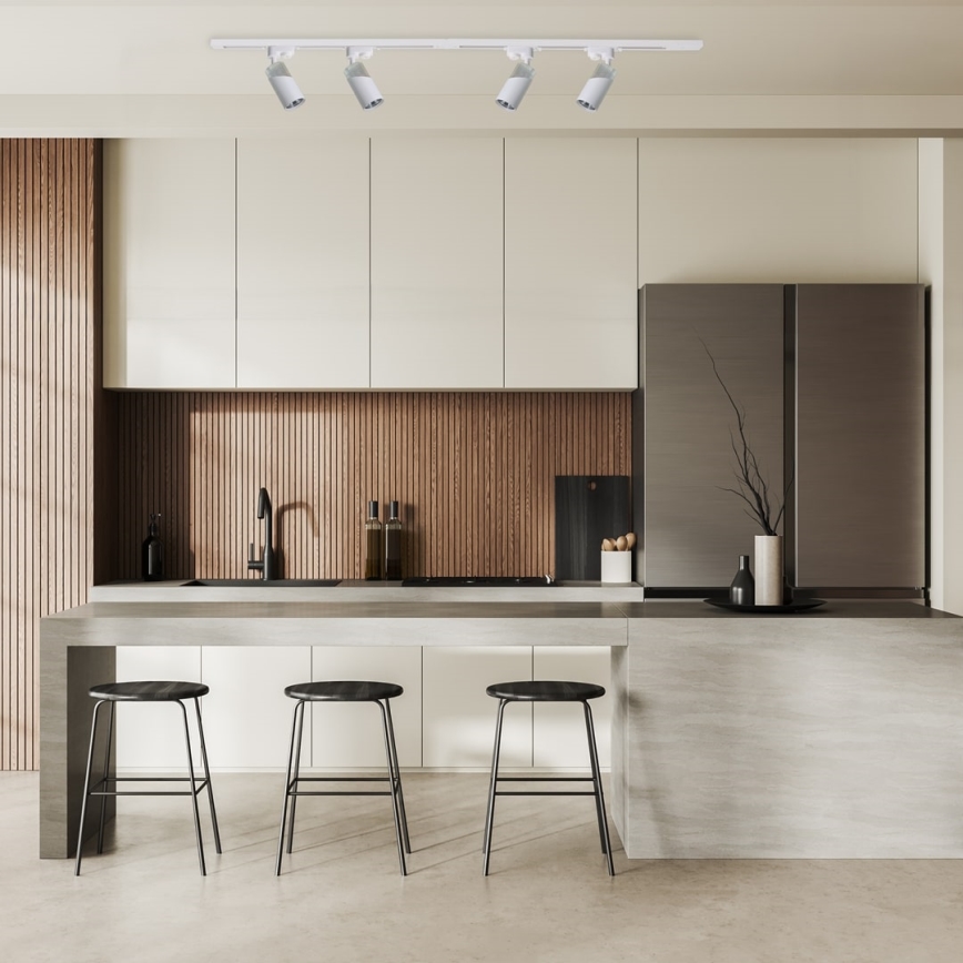 Bodové svítidlo NEO do lištového systému 1xGU10/8W/230V bílá