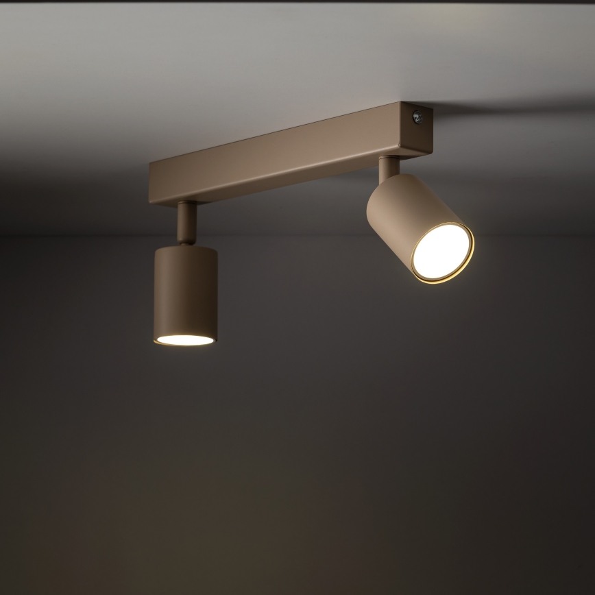 Bodové svítidlo NEX 2xGU10/10W/230V béžová