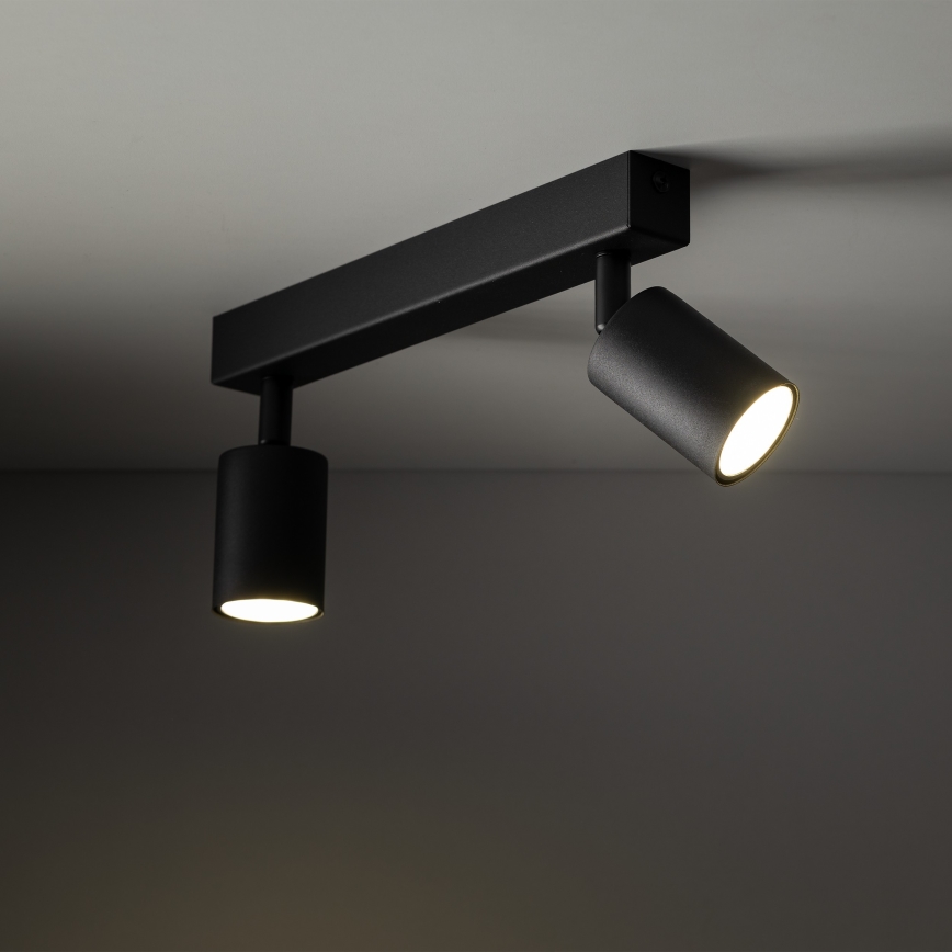 Bodové svítidlo NEX 2xGU10/10W/230V černá