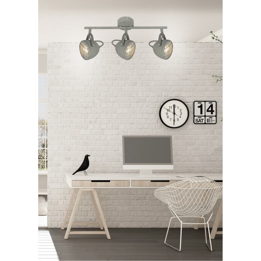 Bodové svítidlo PENT 3xGU10/50W/230V