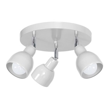 Bodové svítidlo PIK 3xE27/60W/230V bílá
