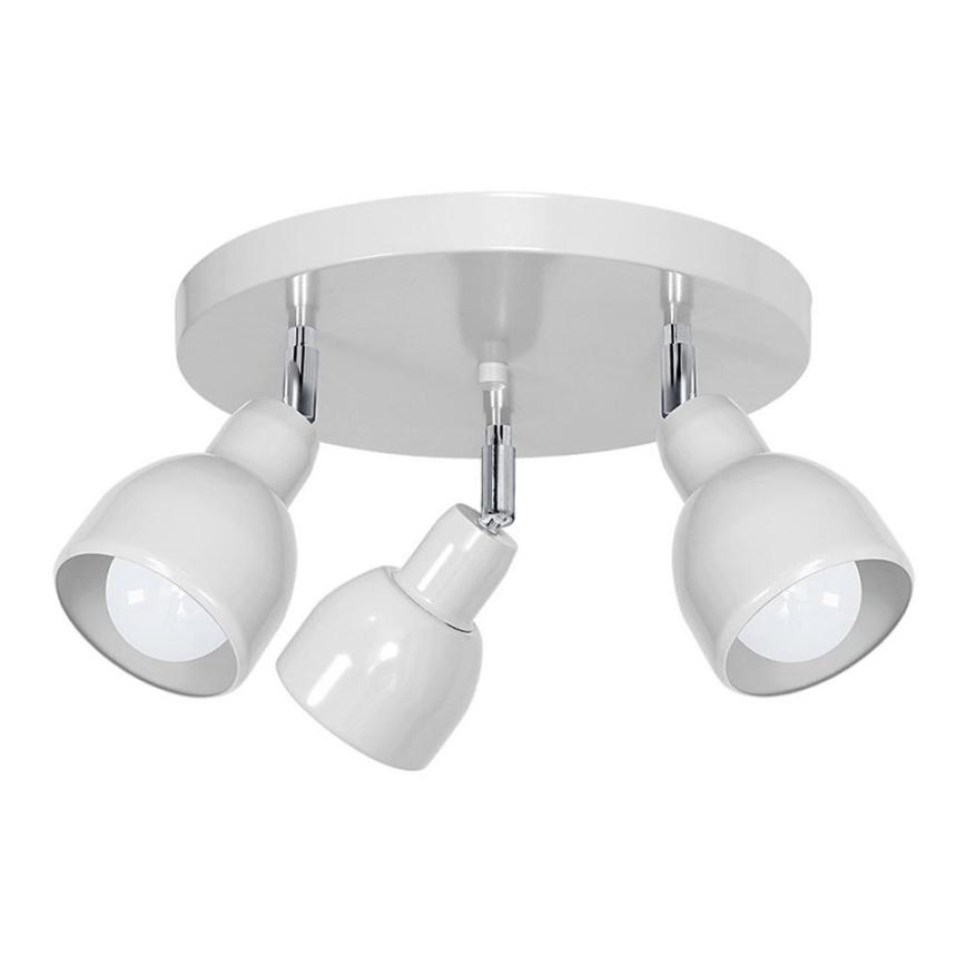 Bodové svítidlo PIK 3xE27/60W/230V bílá