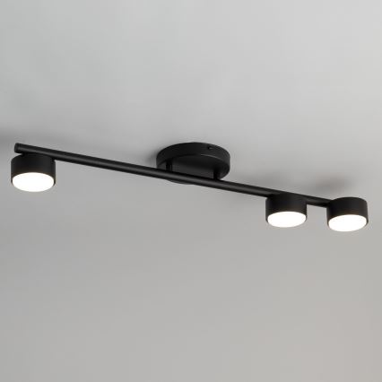 Bodové svítidlo PUNTO 3xGX53/12W/230V černá