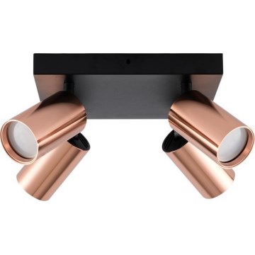 Bodové svítidlo PUNTO 4xGU10/9W/230V rose gold