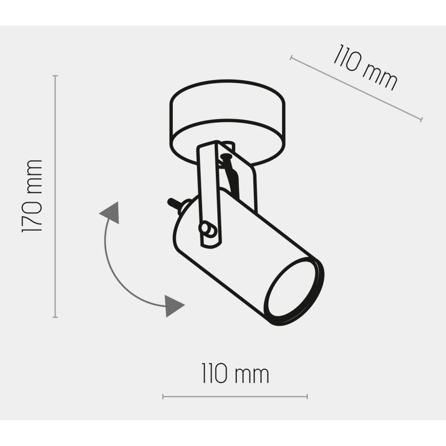 Bodové svítidlo REDO 1xGU10/10W/230V bílá