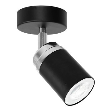 Bodové svítidlo RENO 1xGU10/8W/230V černá/lesklý chrom