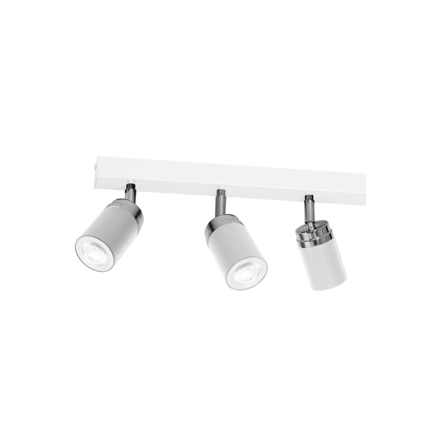 Bodové svítidlo RENO 6xGU10/8W/230V bílá/lesklý chrom