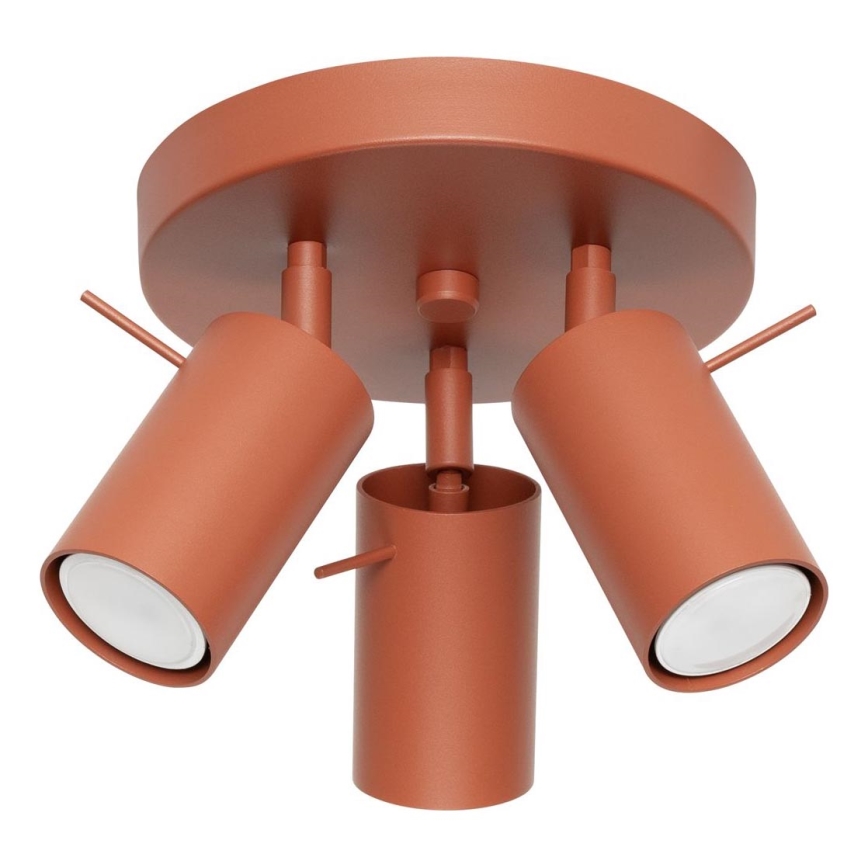 Bodové svítidlo RING 3xGU10/10W/230V červená