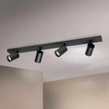 Bodové svítidlo SEAN 4xGU10/13W/230V černá