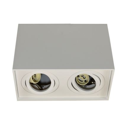 Bodové svítidlo SIROCO 2xGU10/30W/230V bílá