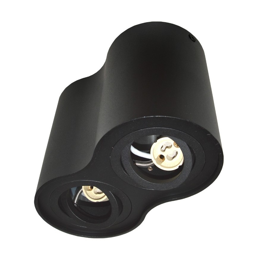 Bodové svítidlo SIROCO 2xGU10/30W/230V černá