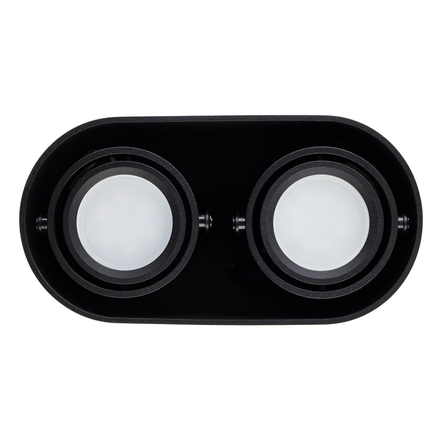 Bodové svítidlo SIROK 2xGU10/30W/230V černá