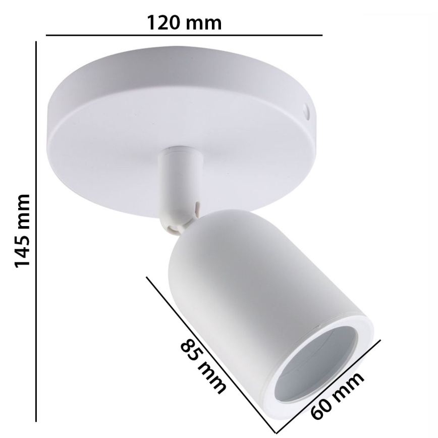 Bodové svítidlo SOLIS 1xGU10/6W/230V bílá