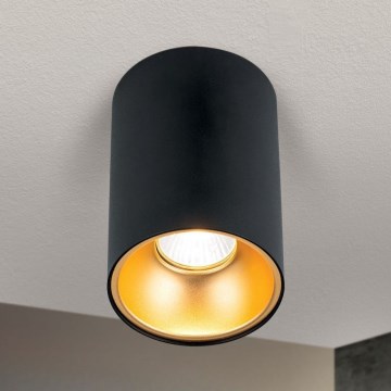 Bodové svítidlo STARLIGHT 1xGU10/50W/230V černá/zlatá