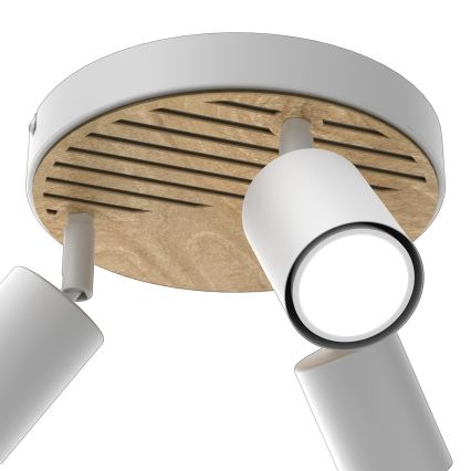 Bodové svítidlo TERRA 3xGU10/8W/230V bílá/dub
