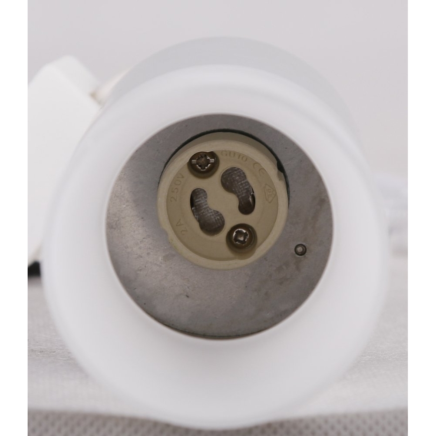 Bodové svítidlo TUBA 1xGU10/15W/230V šedá/bílá