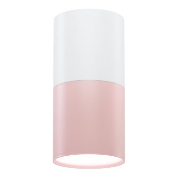 Bodové svítidlo TUBA 1xGU10/50W/230V bílá/růžová