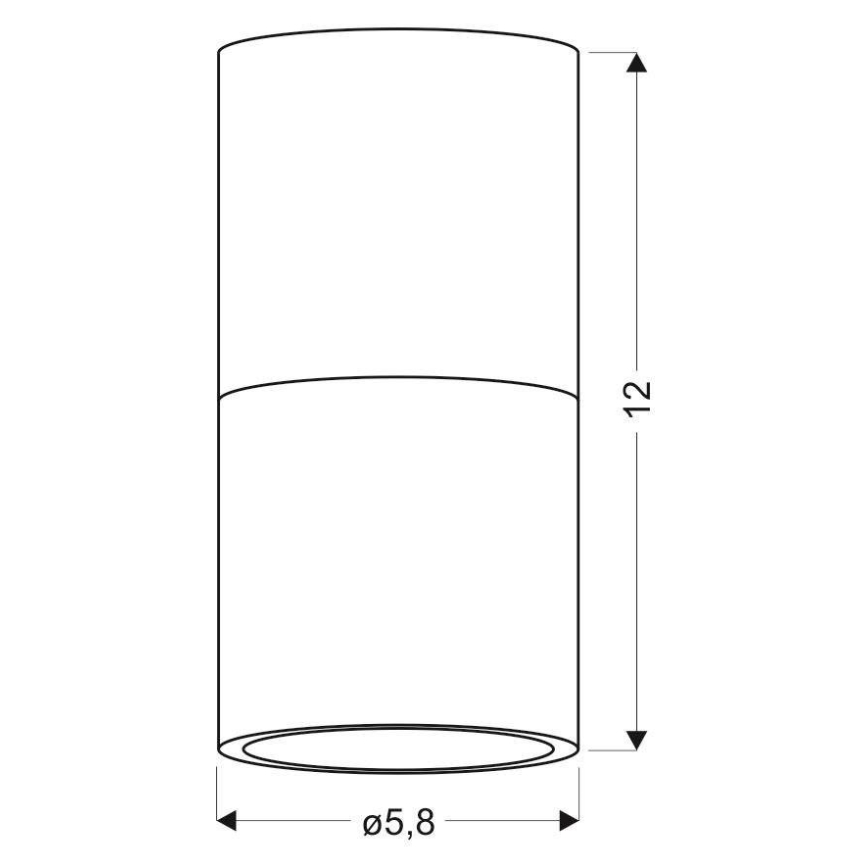 Bodové svítidlo TUBA 1xGU10/50W/230V bílá/růžová