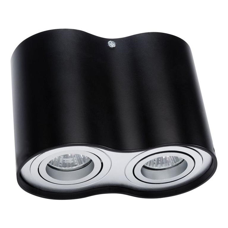 Bodové svítidlo TUBA 2xGU10/50W/230V černá