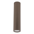 Bodové svítidlo TUNE L 1xGU10/10W/230V 24 cm hnědá