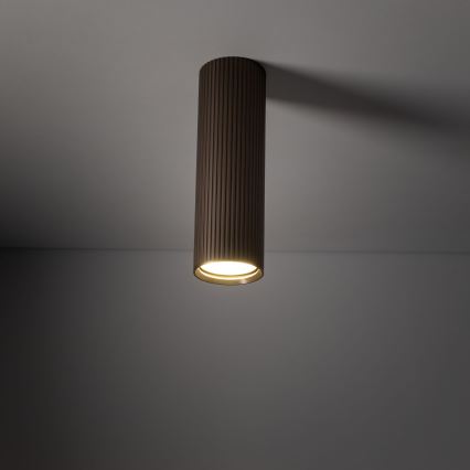 Bodové svítidlo TUNE M 1xGU10/10W/230V 17 cm hnědá