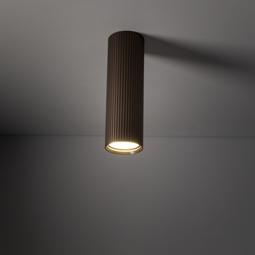Bodové svítidlo TUNE M 1xGU10/10W/230V 17 cm hnědá