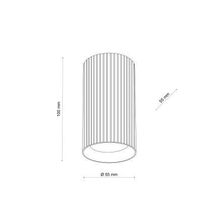 Bodové svítidlo TUNE S 1xGU10/10W/230V 10 cm bílá
