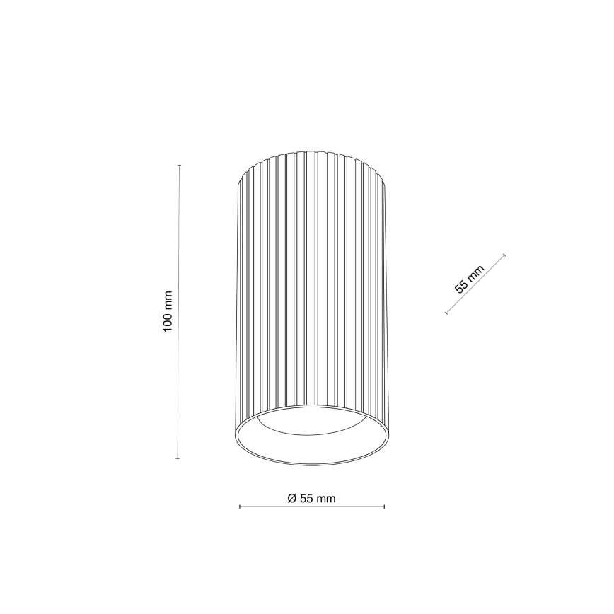 Bodové svítidlo TUNE S 1xGU10/10W/230V 10 cm bílá