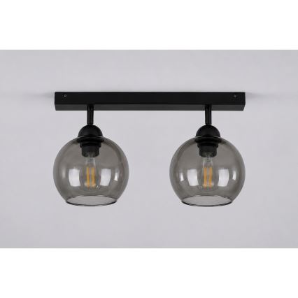 Bodové svítidlo UNO 2xE27/60W/230V černá