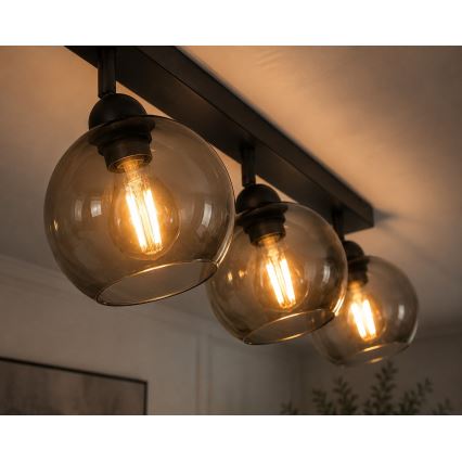 Bodové svítidlo UNO 3xE27/60W/230V černá