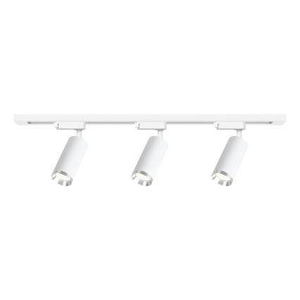 Bodové svítidlo v lištovém systému MICA 3xGU10/10W/230V bílá/matný chrom