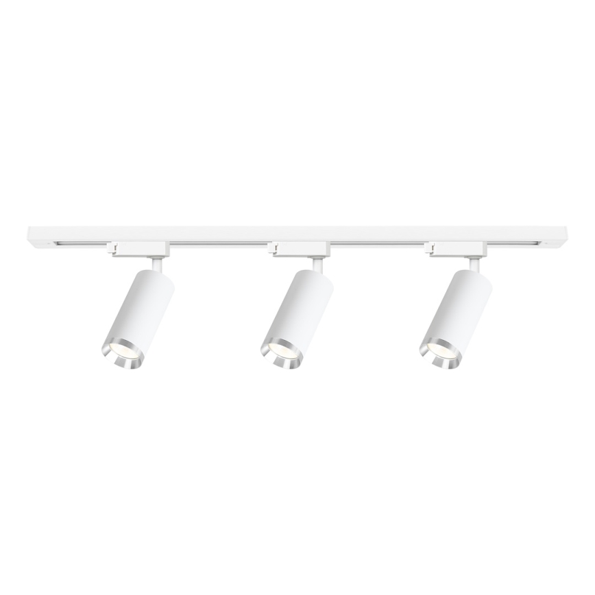 Bodové svítidlo v lištovém systému MICA 3xGU10/10W/230V bílá/matný chrom