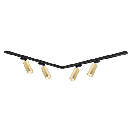 Bodové svítidlo v lištovém systému MICA 4xGU10/10W/230V zlatá/černá