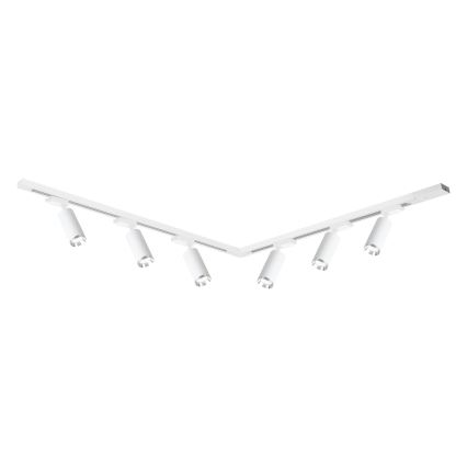 Bodové svítidlo v lištovém systému MICA 6xGU10/10W/230V bílá/matný chrom