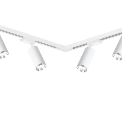 Bodové svítidlo v lištovém systému MICA 6xGU10/10W/230V bílá/matný chrom