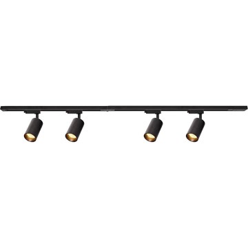 Bodové svítidlo v lištovém systému PIPE 4xGU10/10W/230V černá
