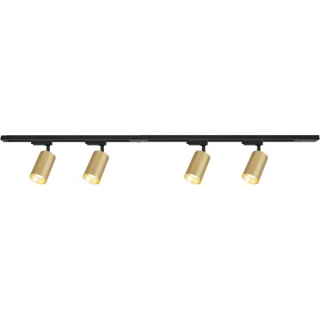 Bodové svítidlo v lištovém systému PIPE 4xGU10/10W/230V zlatá/černá