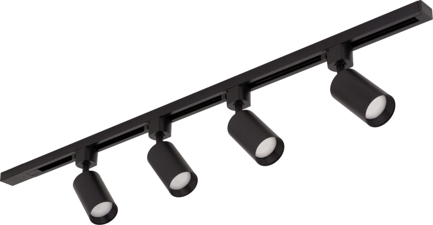Bodové svítidlo v lištovém systému TRACER 4xGU10/10W/230V 1 m černá