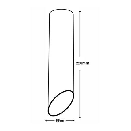 Bodové svítidlo VALDA 1xGU10/60W/230V bílá