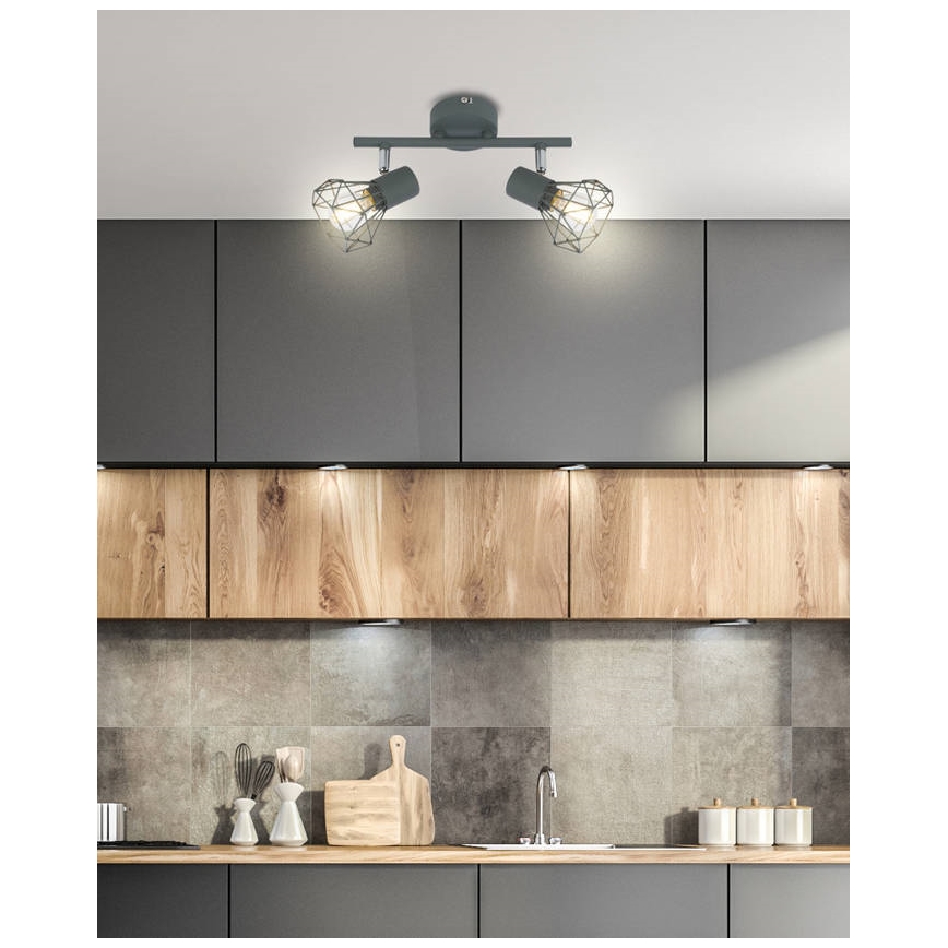 Bodové svítidlo VERVE 2xE14/40W/230V