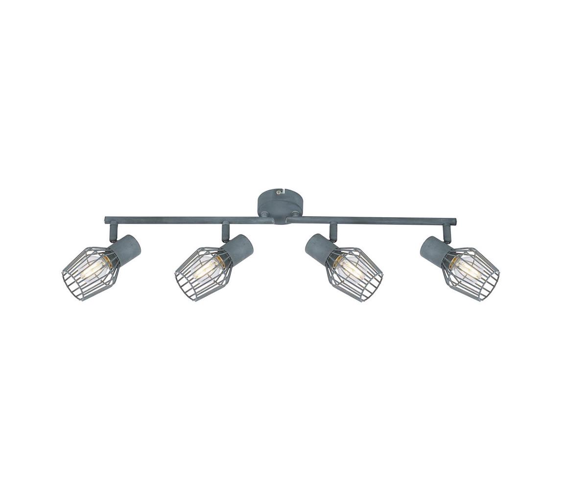 Candellux Bodové svítidlo VIKING 4xE14/40W/230V šedá CA0721