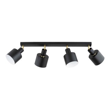 Bodové svítidlo ZORENA 4xE27/15W/230V černá