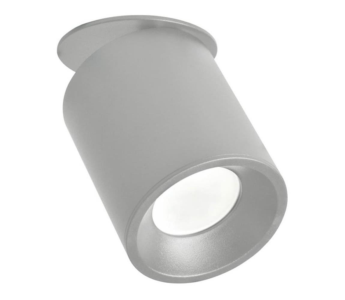 Polux Bodové zápustné svítidlo HARON 1xGU10/10W/230V šedá SA1475
