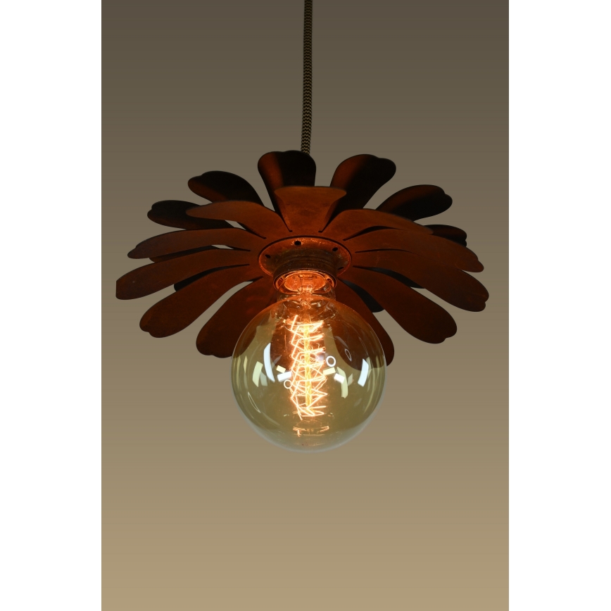 Bohemia-Design - Lustr na lanku 1xE27/60W/230V bronzová